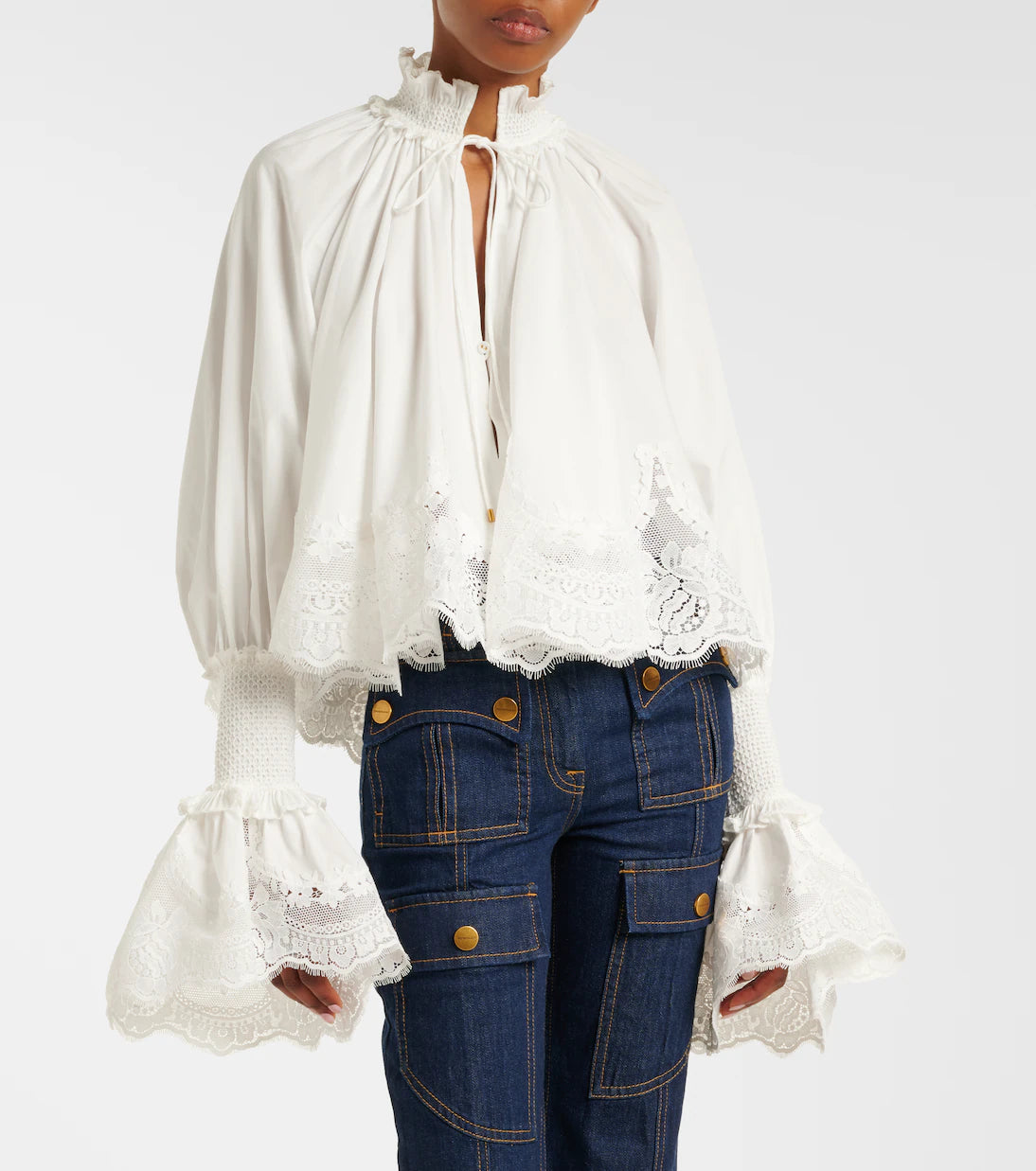 Alchemy Lace-trimmed Blouse