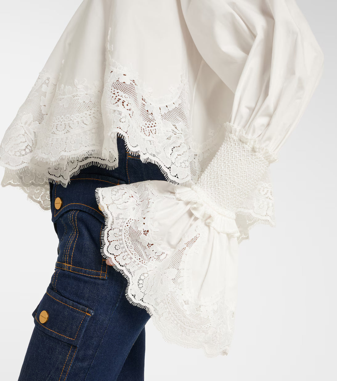 Alchemy Lace-trimmed Blouse