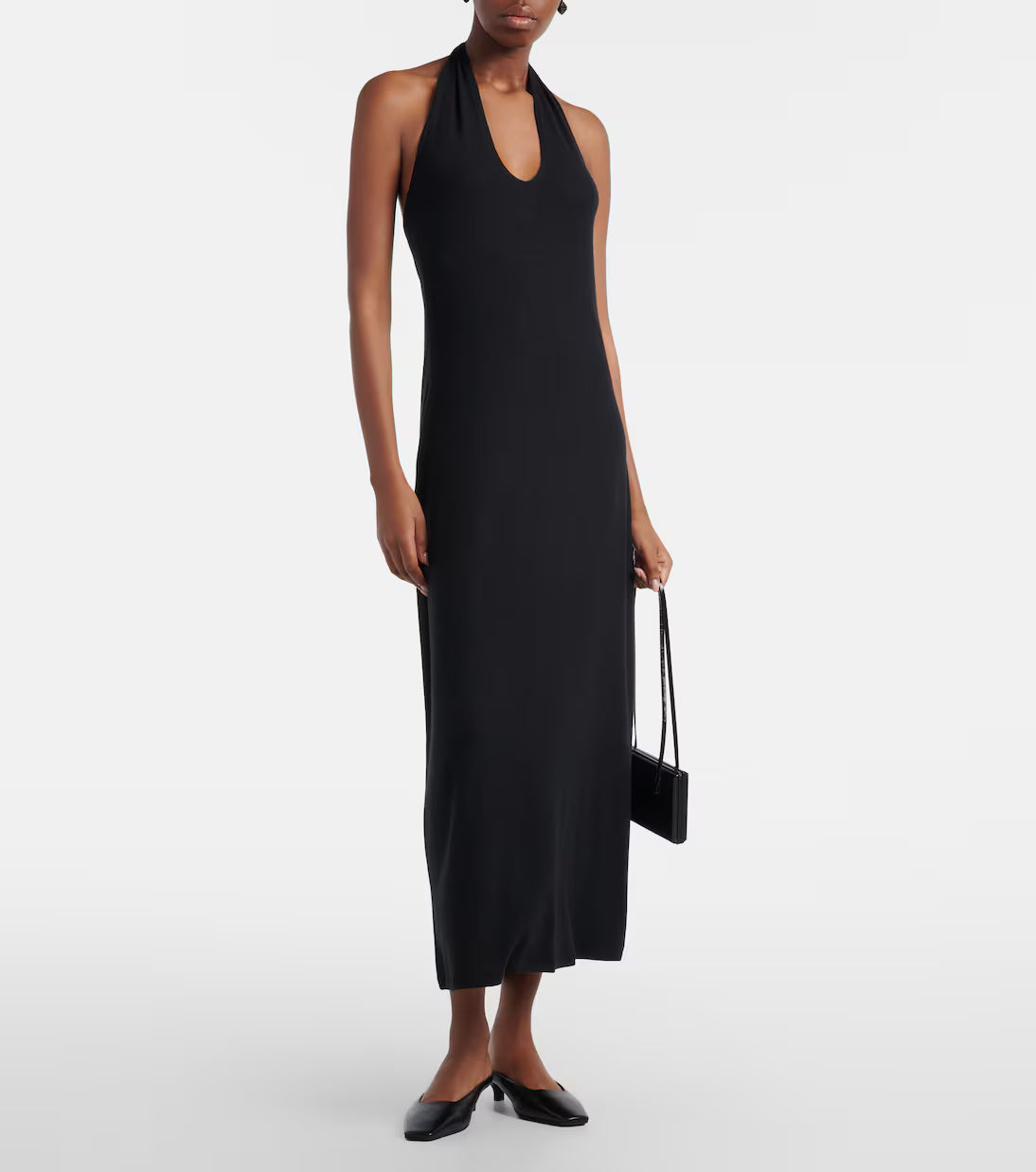 Lauren Halterneck Midi Dress