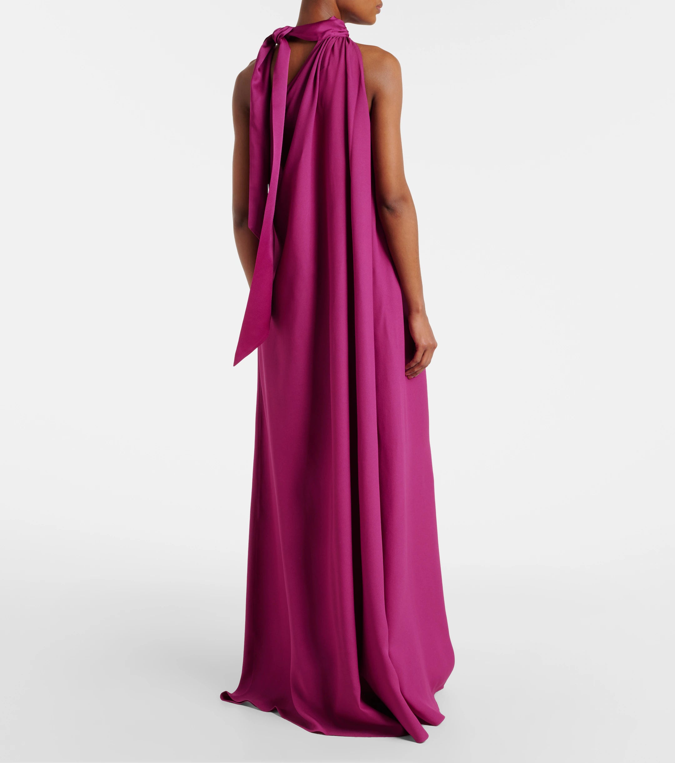 Astor Scarf-detail Maxi Dress