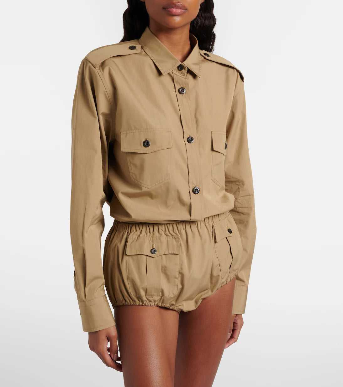 Cotton Poplin Shorts