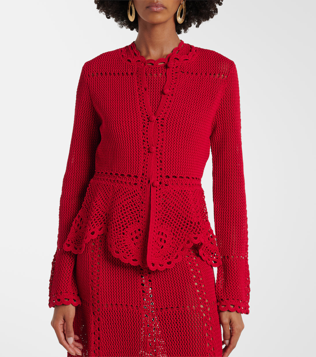 Crochet Cotton Cardigan
