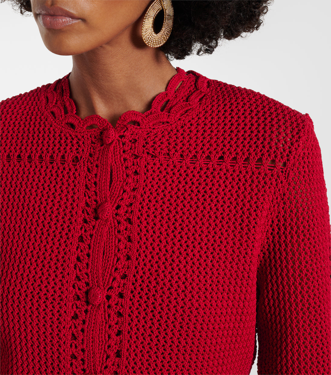 Crochet Cotton Cardigan