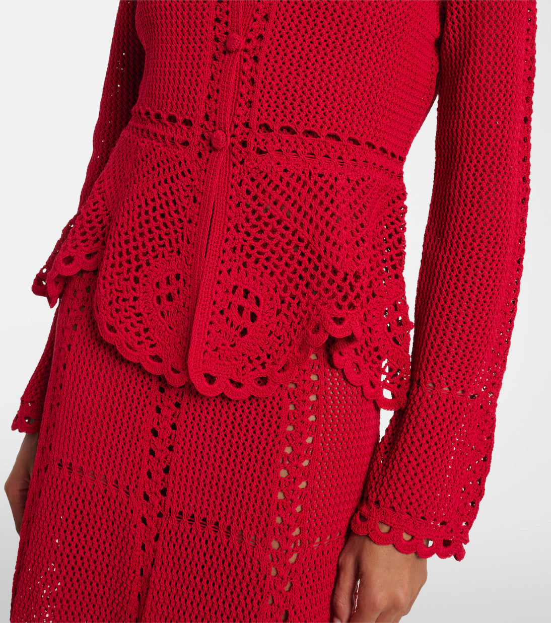 Crochet Cotton Cardigan