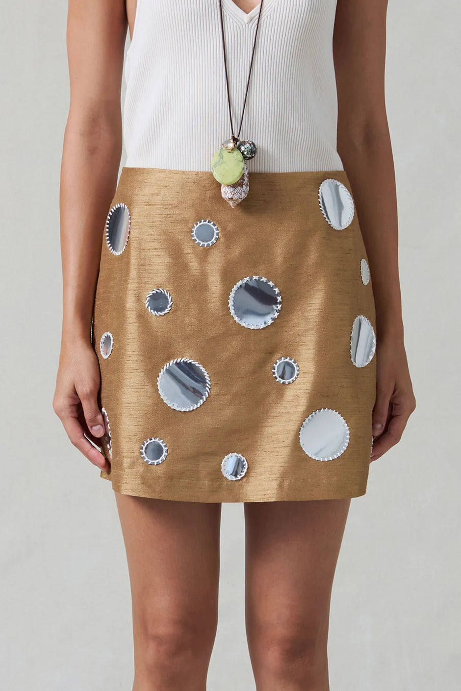 Mirror Mini Skirt
