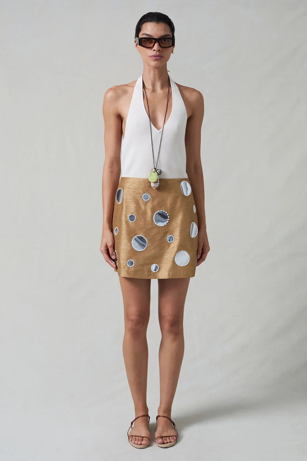Mirror Mini Skirt
