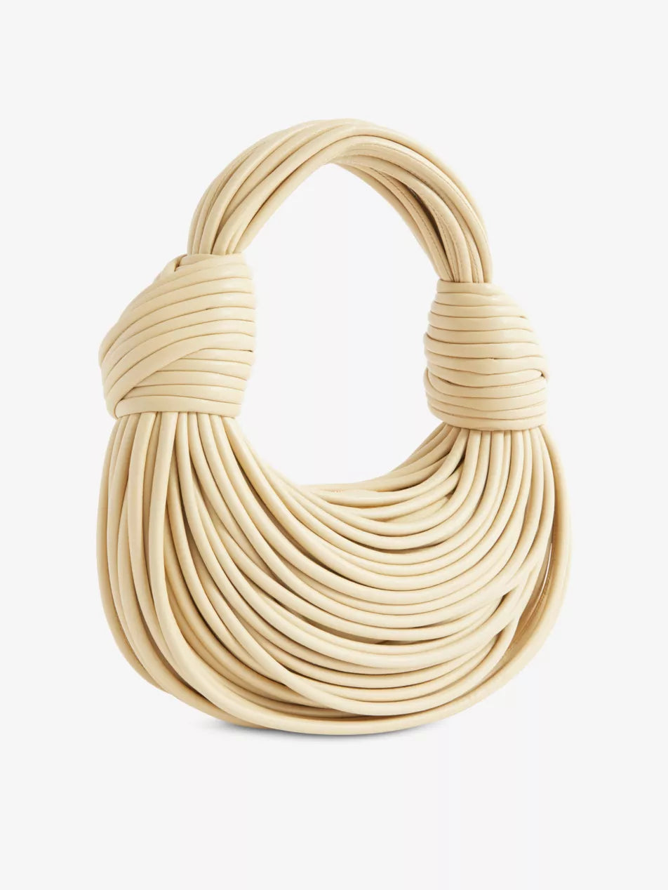 Double Knot Leather Shoulder Bag