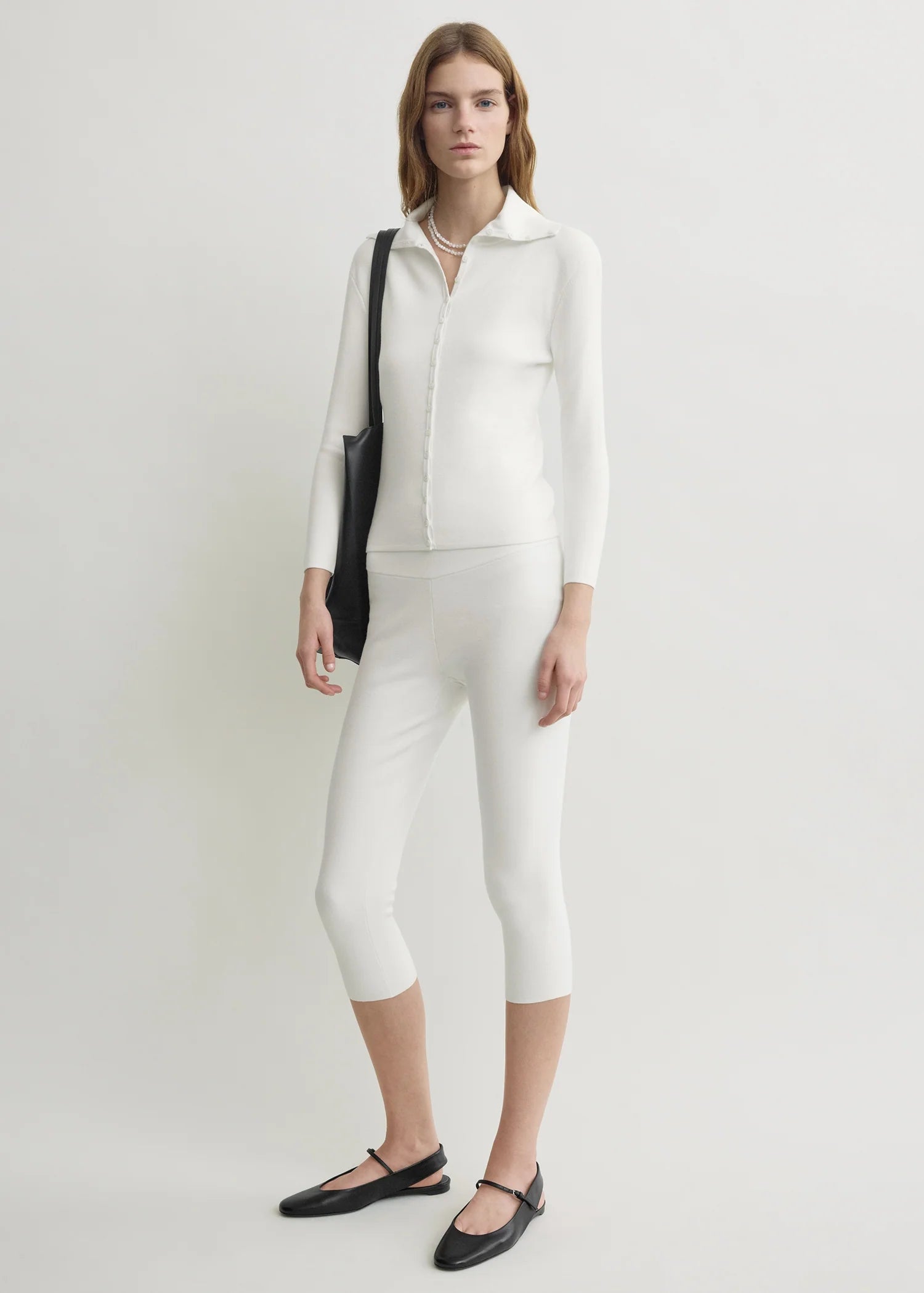 Capri knit leggings