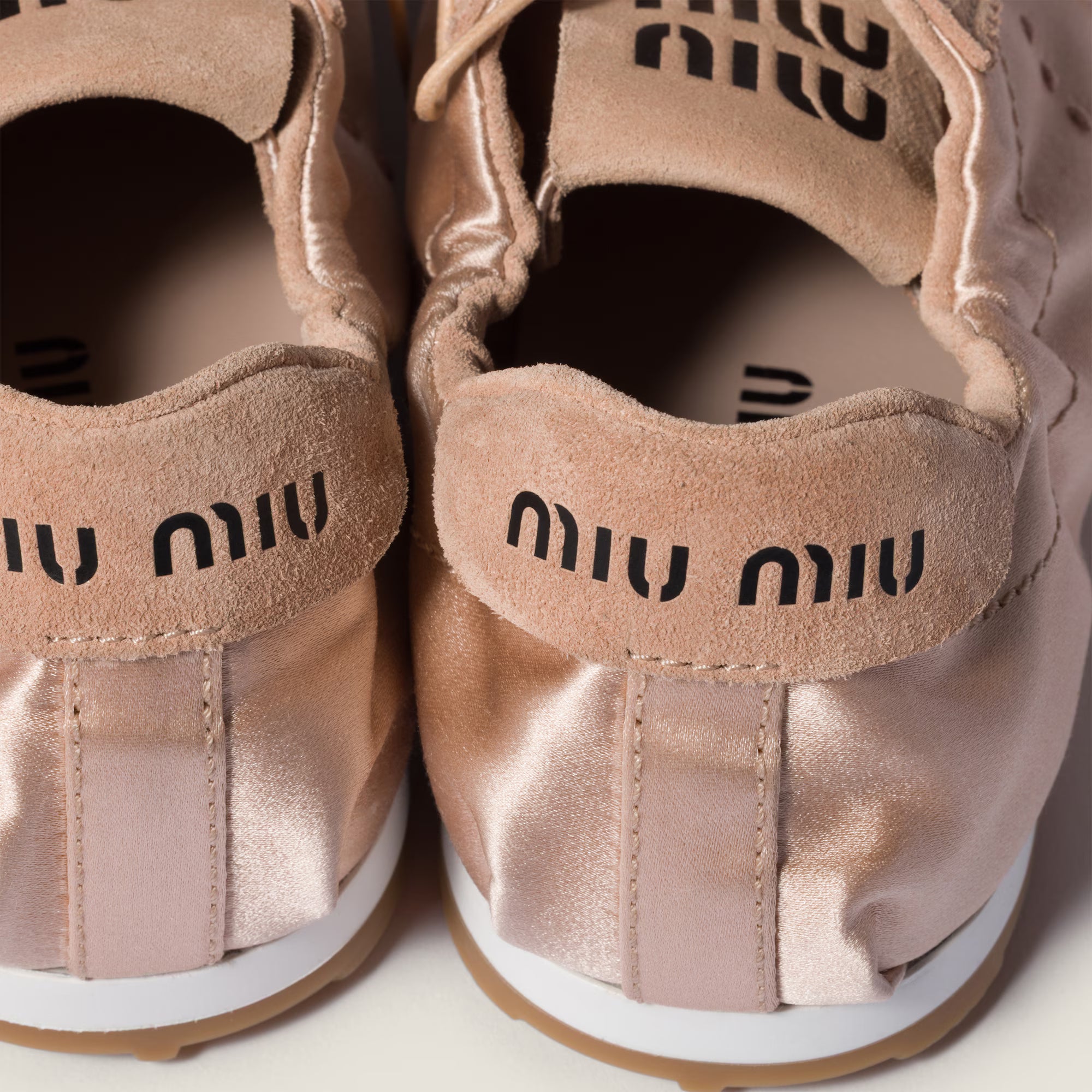 Plume Satin Sneakers