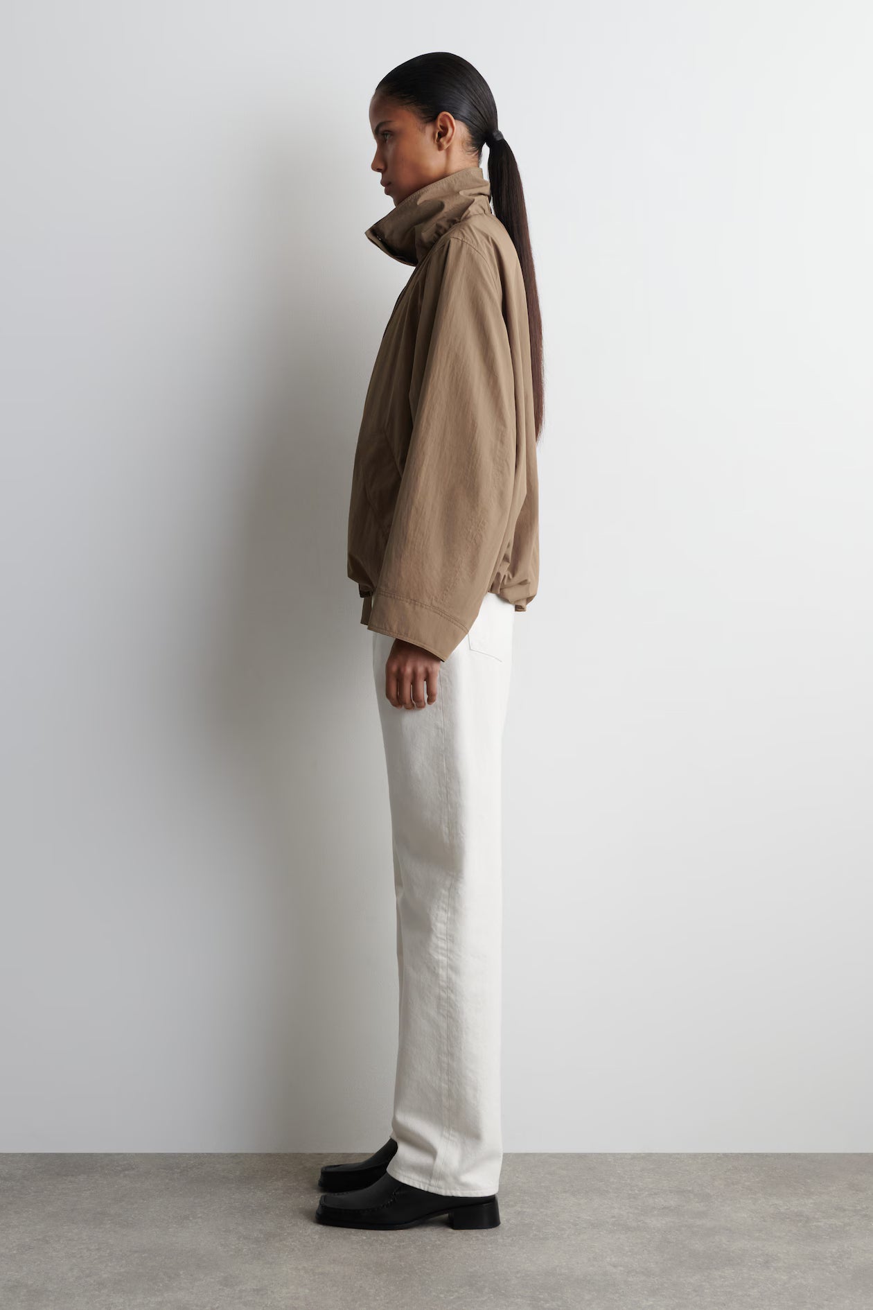 Chord White Straight Jeans