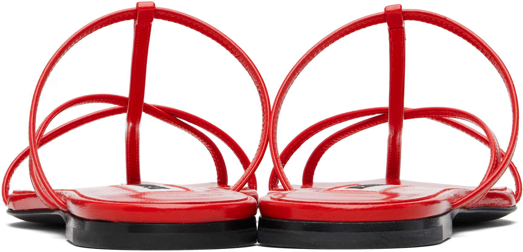 Red Pointed Toe Sandals