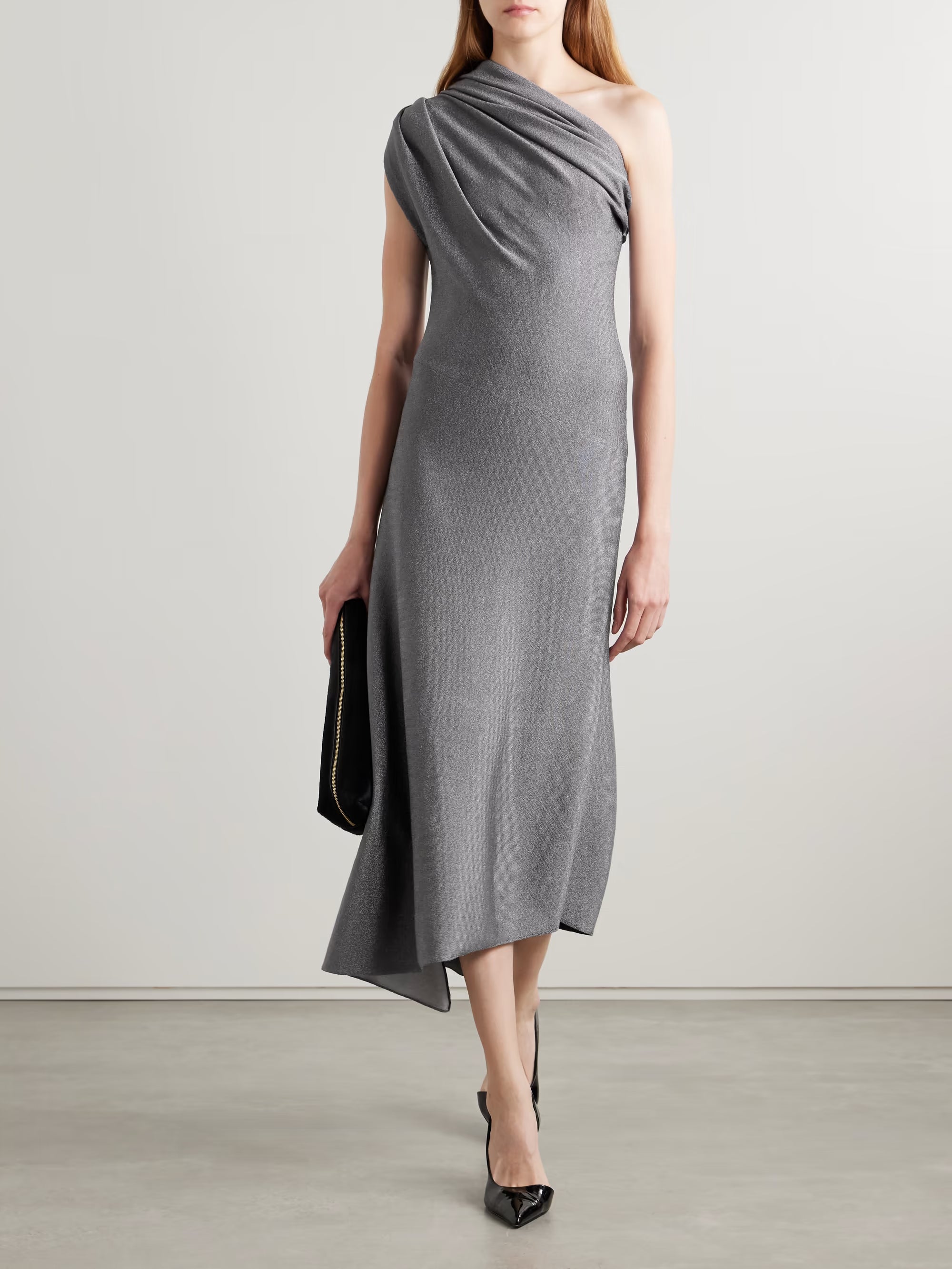 Coast Asymmetric Draped Dress
