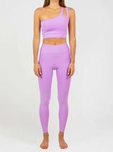 Lilac Workout Set Years of Ours stretchy spandex and polyester cut out set